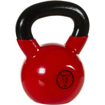 Kettlebell profesional, 2 - 24 KG, fonta, rosu MOVIT