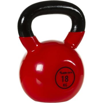 Kettlebell profesional, 2 - 24 KG, fonta, rosu MOVIT