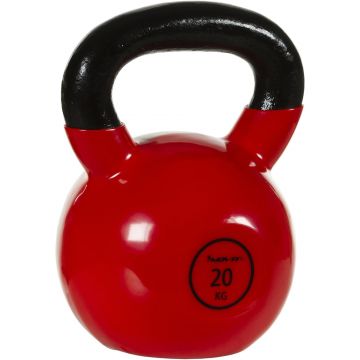 Kettlebell profesional, 2 - 24 KG, fonta, rosu MOVIT