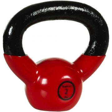 Kettlebell profesional, 2 - 24 KG, fonta, rosu MOVIT