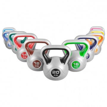 Kettlebell Stylish umplut cu ciment 2-20 KG Gorilla Sports