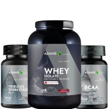 Pachet Izolat Capsuni, Tribulus, BCAA