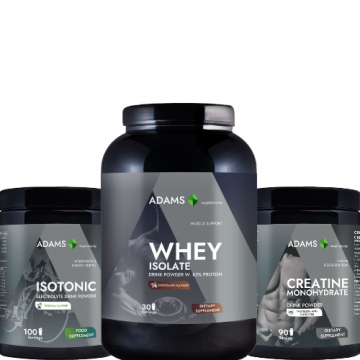Pachet Izolat Ciocolata, Creatina & Isotonic