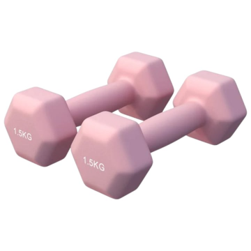 Set de gantere din neopren, 1 - 5 KG, Multiple Culori, Gorilla Sports