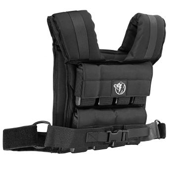Vesta cu greutati, 10 - 30 KG, negru, Gorilla Sports