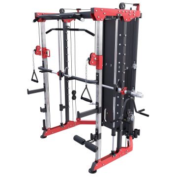 Aparat multifunctional Power Rack cu greutati Gorilla Sports Aparat multifunctional Power Rack cu greutati Gorilla Sports