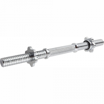 Bara pentru gantere, lungime 42, diametru 30 mm, argintiu ScSports Bara pentru gantere, lungime 42, diametru 30 mm, argintiu ScSports