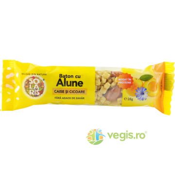 Baton cu Alune, Caise si Cicoare fara Adaos de Zahar 28g