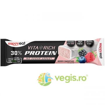 Baton Proteic 30% cu Fructe de Padure fara Zahar 60g