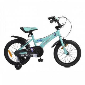 Bicicleta Copii Byox Devil - 16 Inch, Turcoaz
