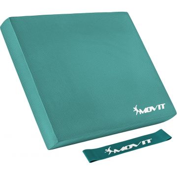 Caramida suport umeri yoga echilibru + banda de gimnastica, Multiple Culori MOVIT