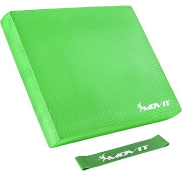 Caramida suport umeri yoga echilibru + banda de gimnastica, Multiple Culori MOVIT
