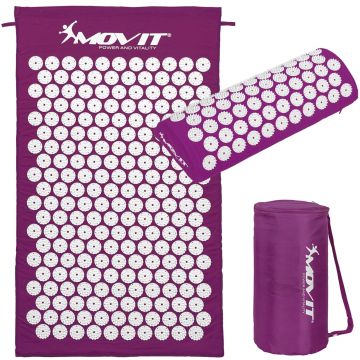 Covoras de presopunctura, cu perna 75x44 cm MOVIT, multiple culori Covoras de presopunctura, cu perna 75x44 cm MOVIT, multiple culori