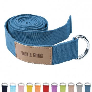 Curea de yoga 260 x 3,8 cm, Diferite Culori Gorilla Sports