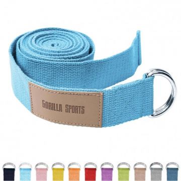 Curea de yoga 260 x 3,8 cm, Diferite Culori Gorilla Sports