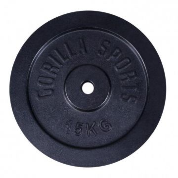 Disc din fontă 0,5-30 kg 30/31 mm Gorilla Sports