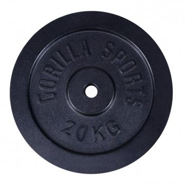 Disc din fontă 0,5-30 kg 30/31 mm Gorilla Sports