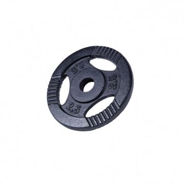 Disc din fontă , Argintiu/Negru, 1,25-20 Kg Gorilla Sports