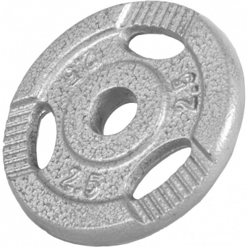 Disc din fontă , Argintiu/Negru, 1,25-20 Kg Gorilla Sports