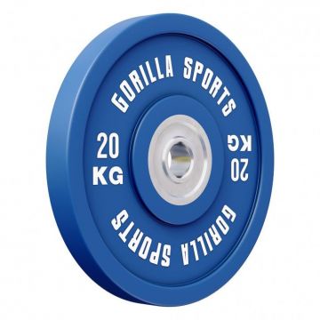 Disc Olimpic Bumper Profesional 5-25 Kg Gorilla Sports