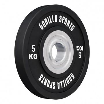 Disc Olimpic Bumper Profesional 5-25 Kg Gorilla Sports