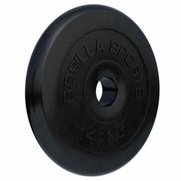 Discuri din cauciuc 0.5 - 30 KG Gorilla Sports