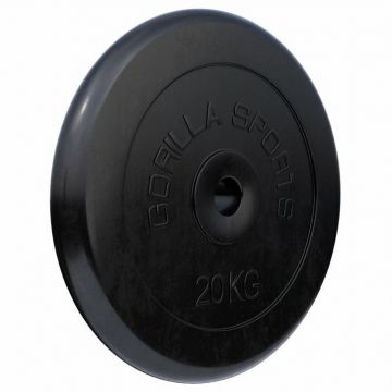 Discuri din cauciuc 0.5 - 30 KG Gorilla Sports