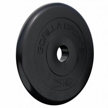 Discuri din cauciuc 0.5 - 30 KG Gorilla Sports