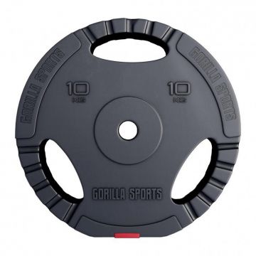 Discuri din plastic umplute cu ciment cu prinderi 1,25 - 15 kg 30/31mm Gorilla Sports