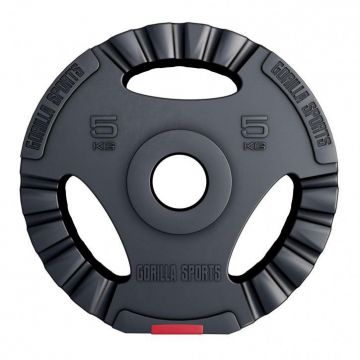 Discuri Olimpice cu Grip umplute cu ciment 1,25 kg - 15 kg 50/51mm Gorilla Sports