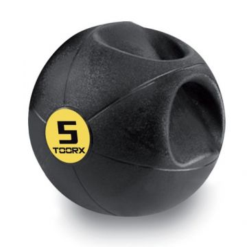 Minge medicinala cu manere TOORX 5 Kg Minge medicinala cu manere TOORX 5 Kg