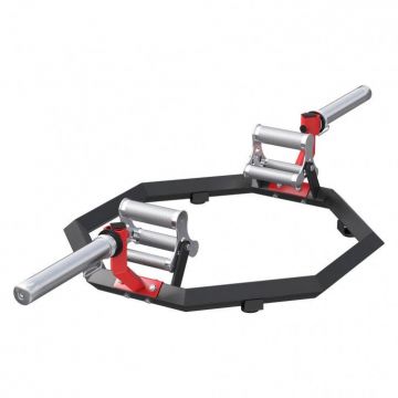 Multi Grip Trap Bar Negru/Roșu Gorilla Sports