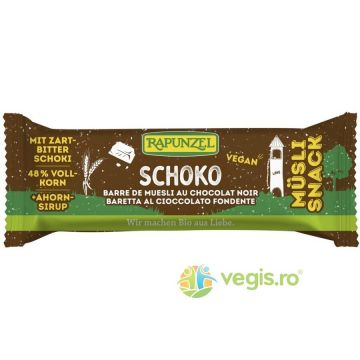 Musli Snack cu Ciocolata Vegan Ecologic/Bio 50g