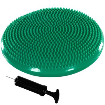 Pernă cu aer fitness, 38 cm, multiple culori, inclusiv pompă de aer MOVIT