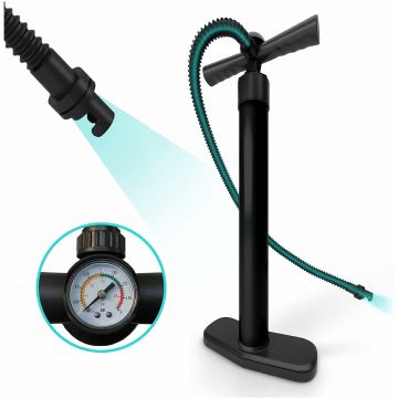 Pompa de aer, portabila, cu manometru PHYSIONICS