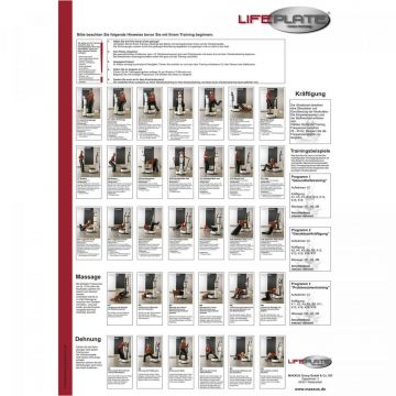 Poster de antrenament cu vibrații Lifeplate MAXXUS