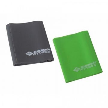 Set 2 benzi elastice de antrenament pentru rezistenta musculara