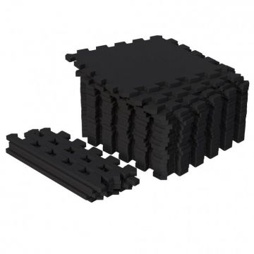 Set de 18 covorase de protectie, 30 x 30 cm, Multiple Culori, Gorilla Sports Set de 18 covorase de protectie, 30 x 30 cm, Multiple Culori, Gorilla Sports