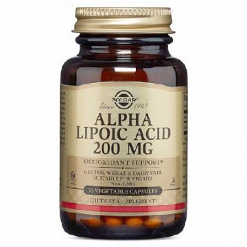 Alpha Lipoic Acid 200mg 50caps Solgar
