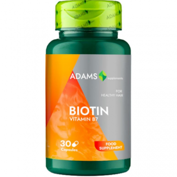 Biotina (Vitamina B7) 30cps, Adams