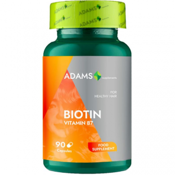 Biotina (Vitamina B7) 90cps, Adams Biotina (Vitamina B7) 90cps, Adams
