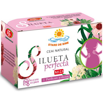 Ceai Silueta Perfecta 1 Purificare si Drenaj Stare de Bine 20dz