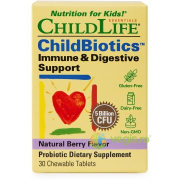ChildBiotics Immune and Digestive Support 30tb masticabile Secom,