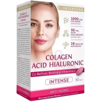 Colagen&Acid Hialuronic Intens 30cpr Casa Herba Colagen&Acid Hialuronic Intens 30cpr Casa Herba