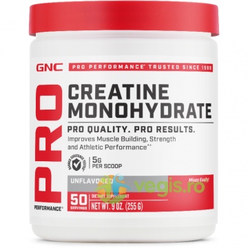 Creatina Monohidrata (Creatine Monohydrate) fara Aroma Pro Performance 255g