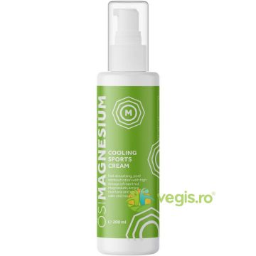 Crema cu Magneziu cu Efect de Racire pentru Sportivi cu Menta, Arnica si Ghimbir 200ml