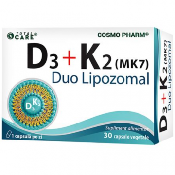 D3+K2 Mk-7 Lipozomal 30cps Cosmopharm D3+K2 Mk-7 Lipozomal 30cps Cosmopharm
