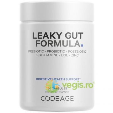 Formula Avansata pentru Sanatatea Intestinala (L-Glutamina, Prebiotice, Probiotice, Postbiotice) 60cps