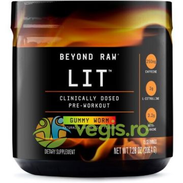 Formula Pre-Workout cu Aroma de Jeleuri Beyond Raw Lit 211g