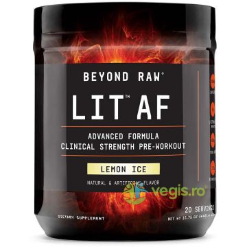 Formula Pre-Workout cu Aroma de Lamaie Beyond Raw Lit Af 446.4g